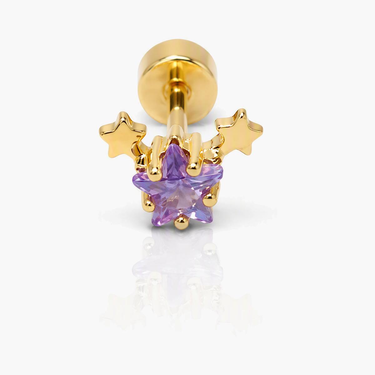 Cute Star Cluster Stud Earrings