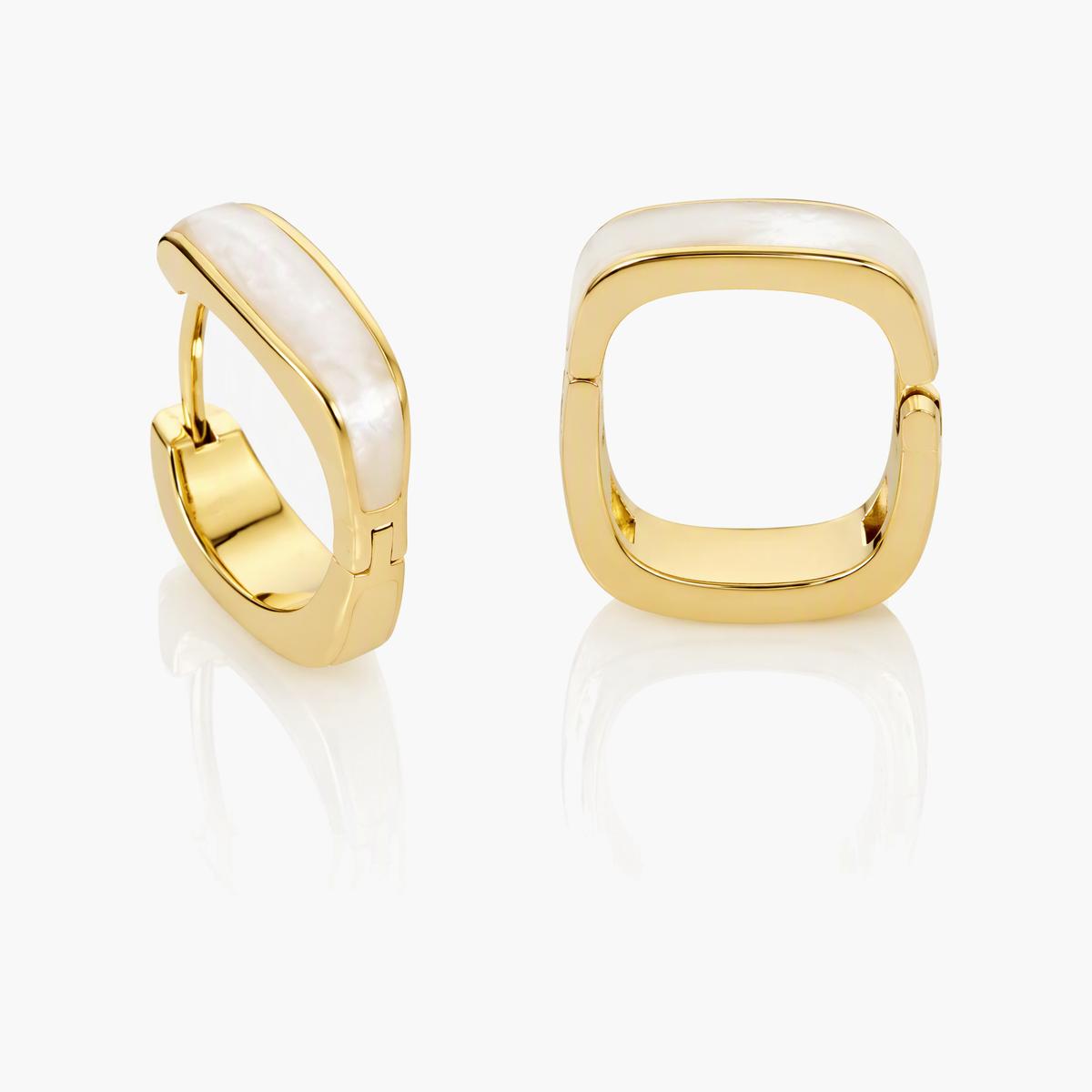 Elegant U-Shape Huggie Earrings