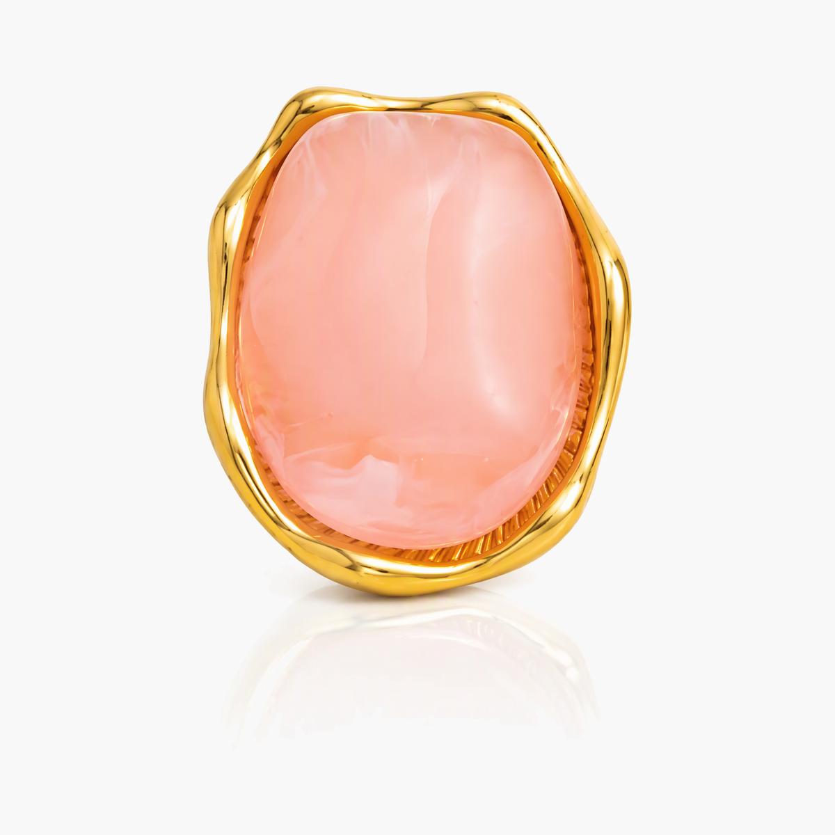 Vintage Irregular Stone Stud Earrings