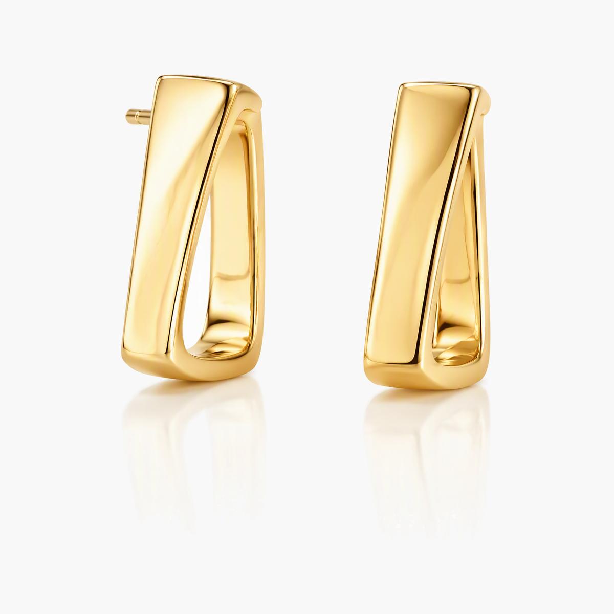 Heart Hoop Earrings