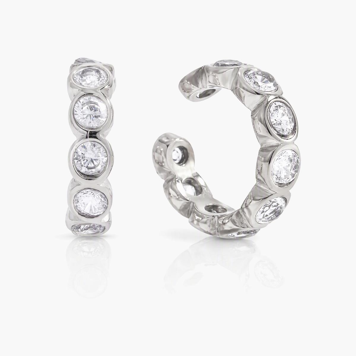 Minimalist Infinity Hoop Earrings