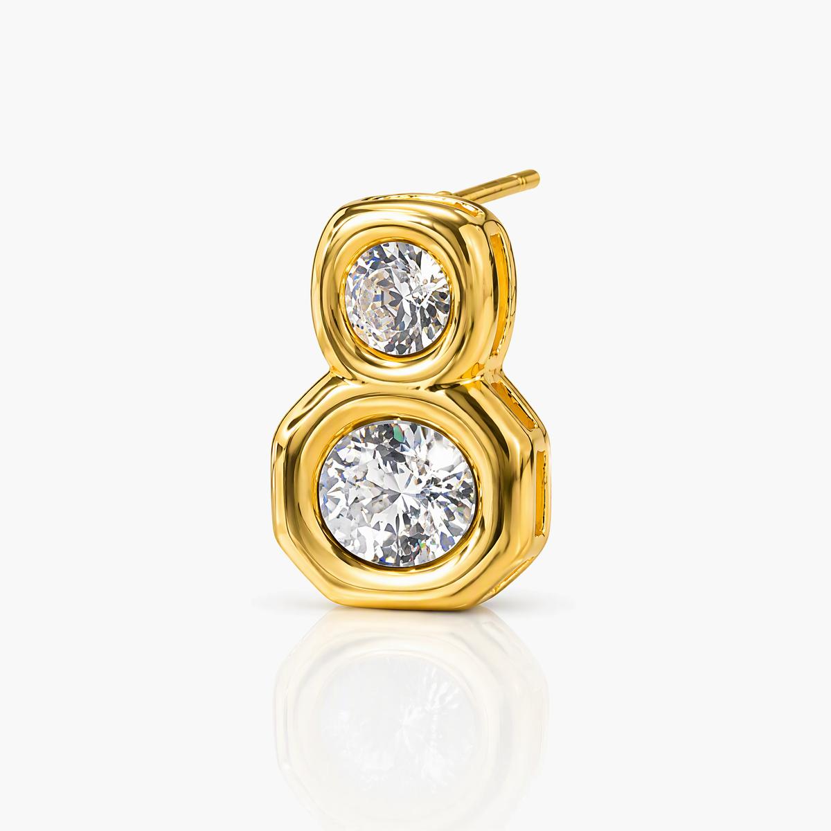Elegant Pear Stone Drop Earrings