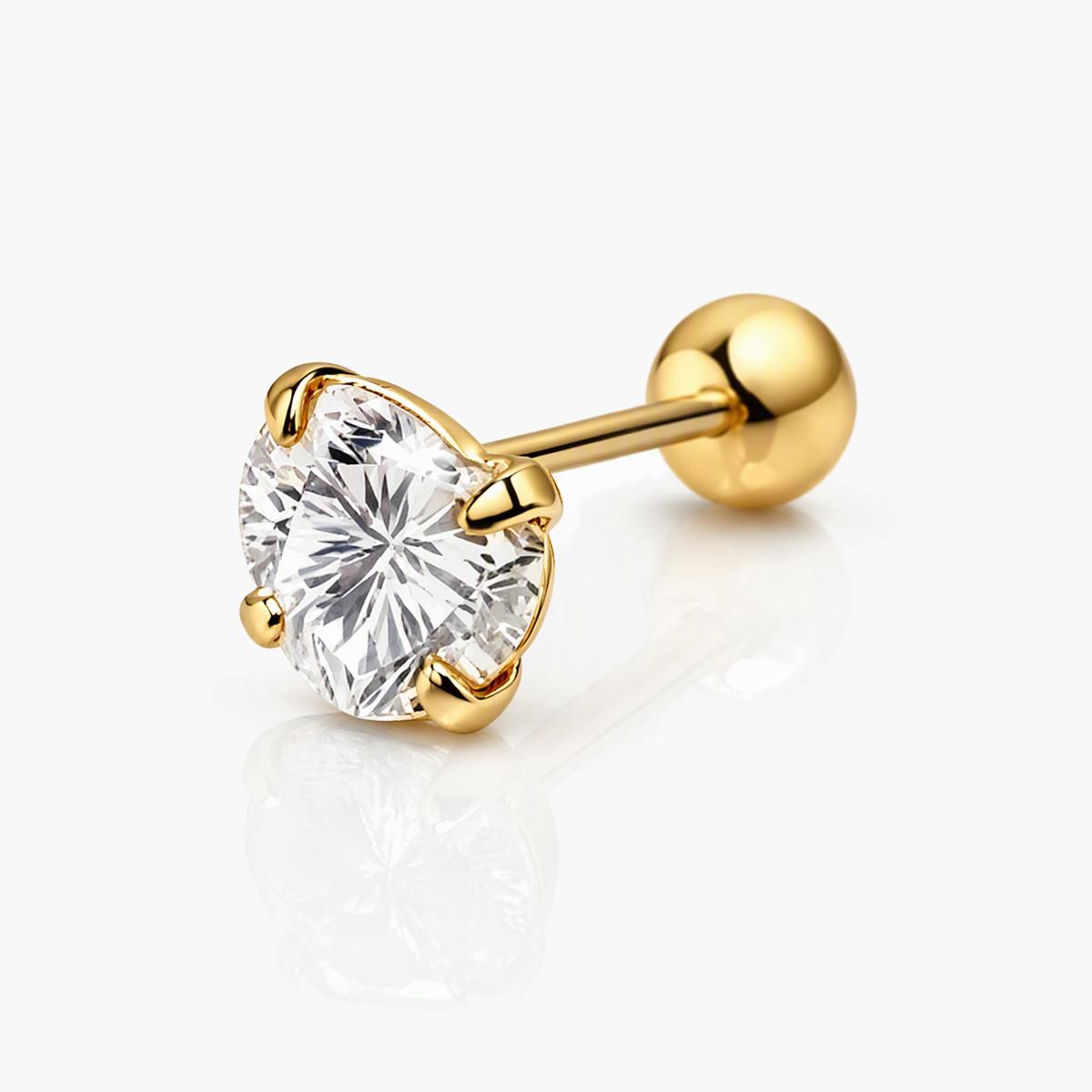 Dainty Heart Stud Earrings