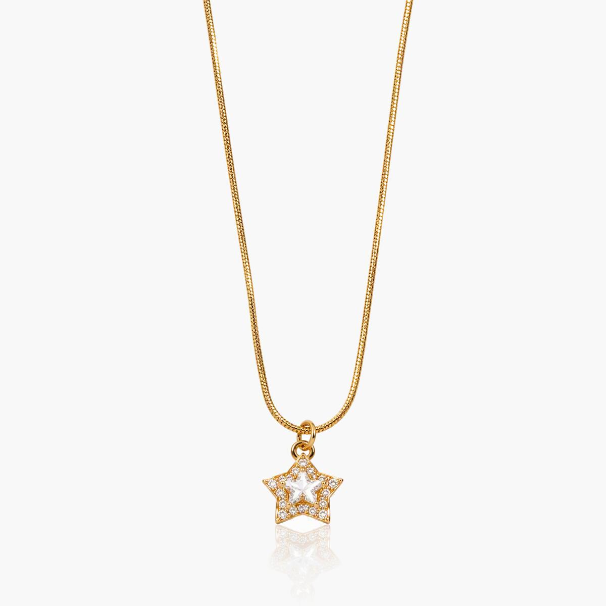 Dainty Charm Snake Chain Necklace