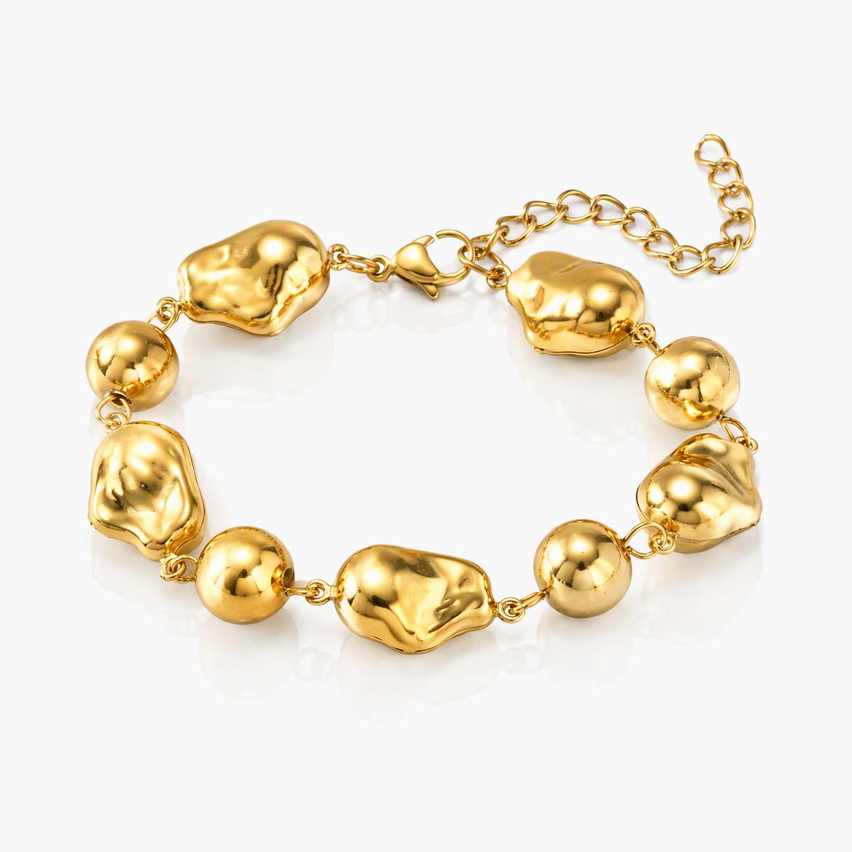 Trendy Beaded Link Bracelet
