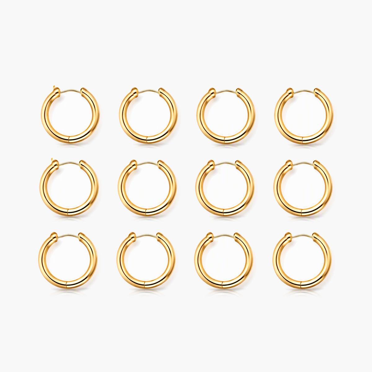 Minimalist Open Hoop Earrings