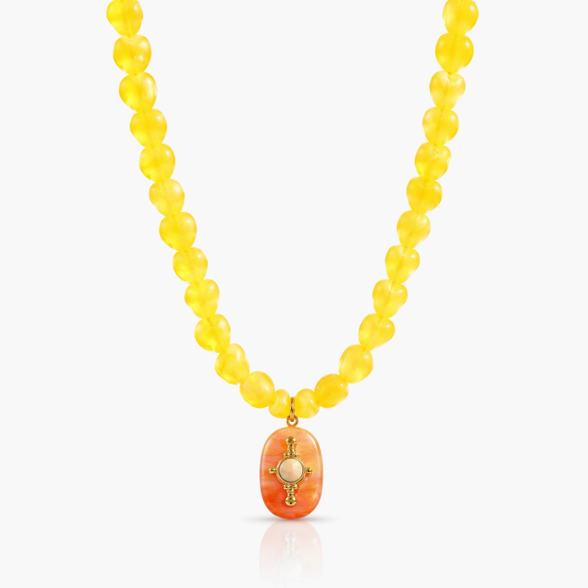 Boho Heart Charm Necklace