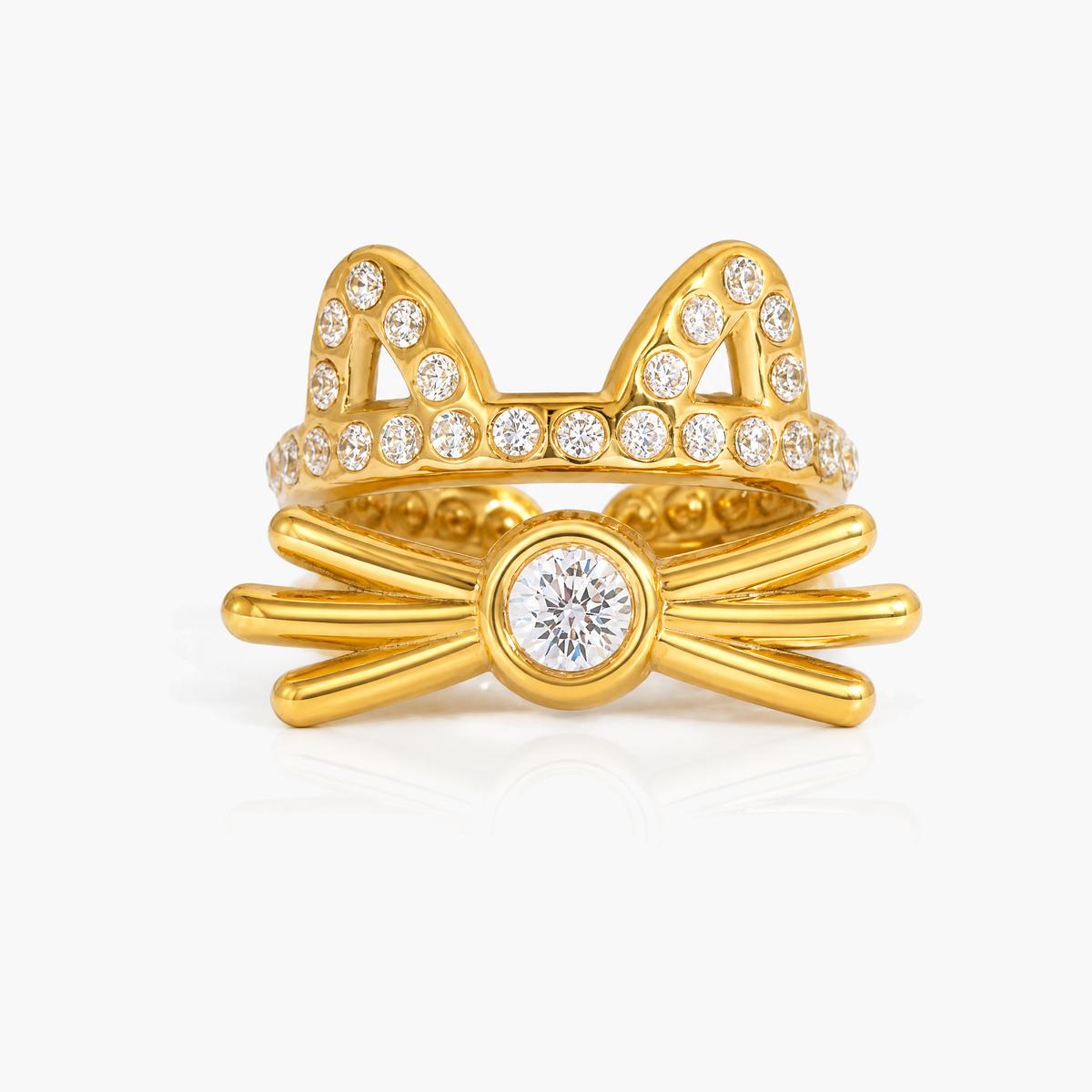 Cute Heart Bow Knot Ring