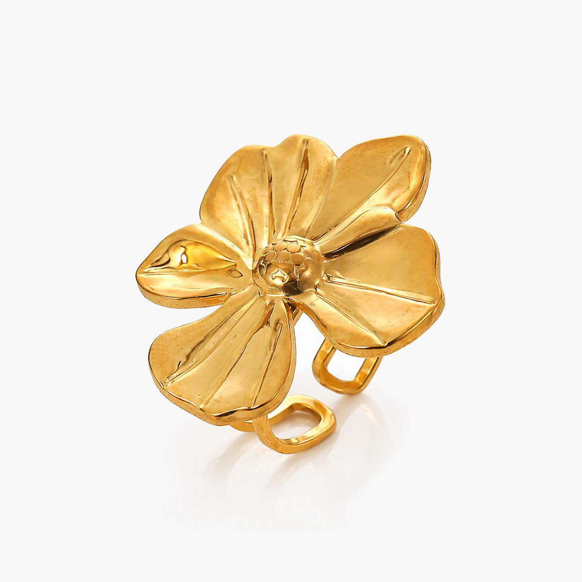 Flower Open Ring
