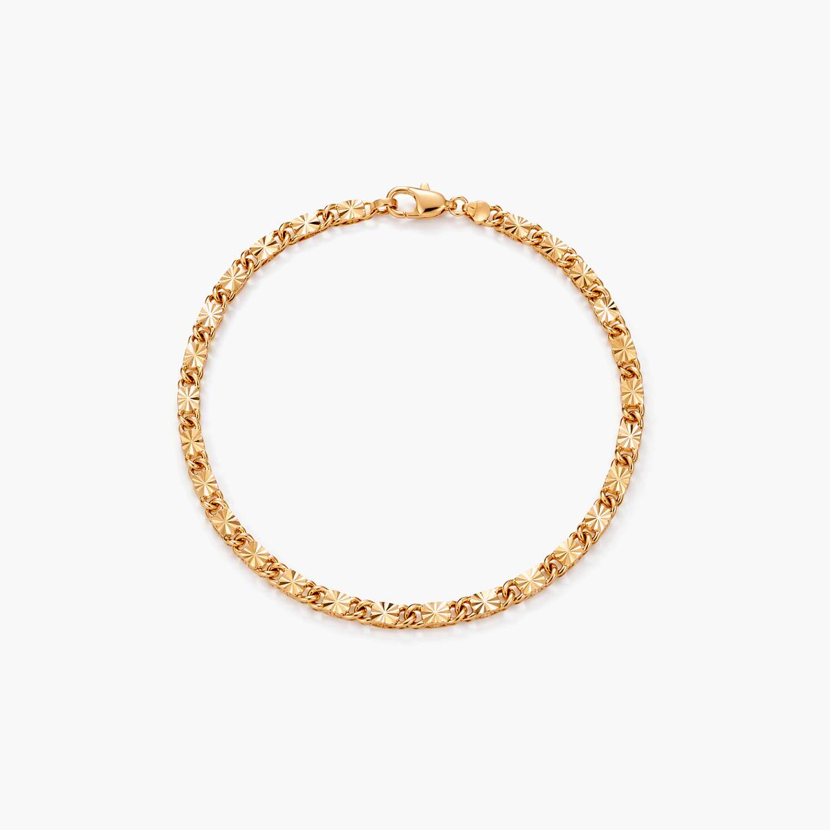 Trendy Starburst Link Chain Necklace