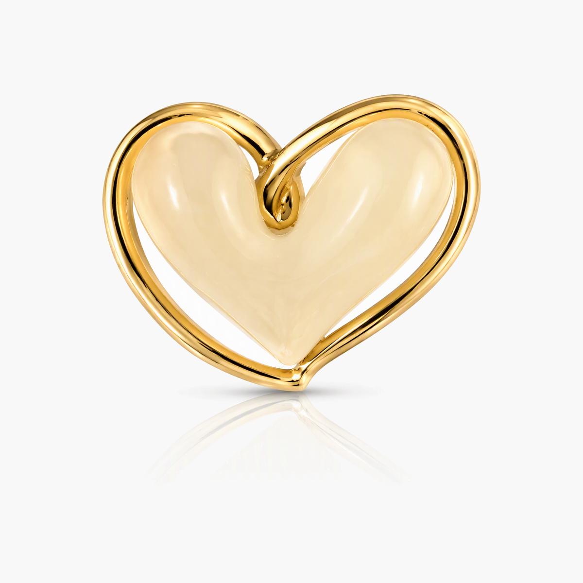 Trendy Heart Stud Earrings
