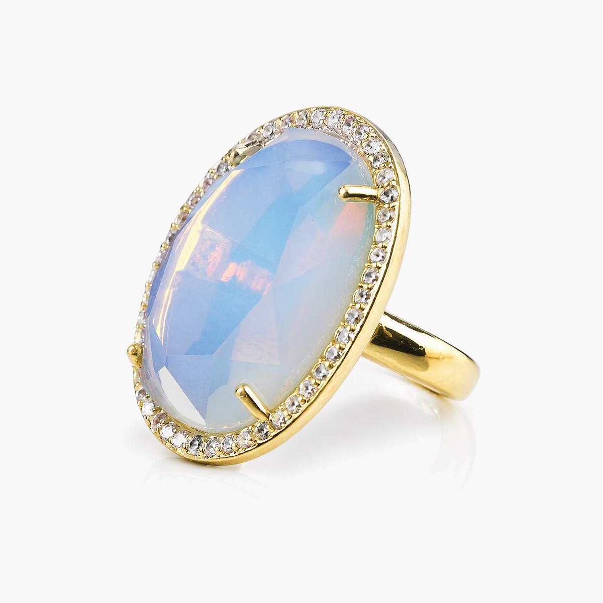 Oval Halo Ring