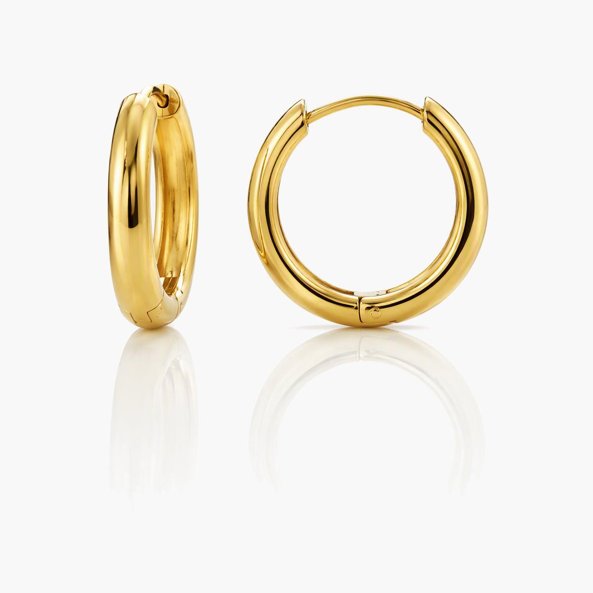 Minimalist Open Cuff Hoop Earrings