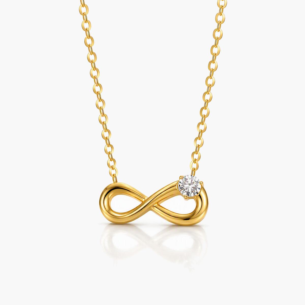 Dainty Infinity Pendant Necklace
