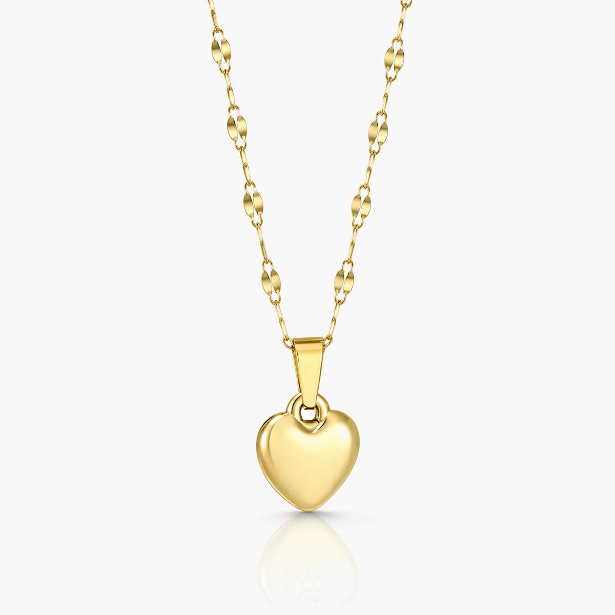 Dainty Heart Charm Necklace