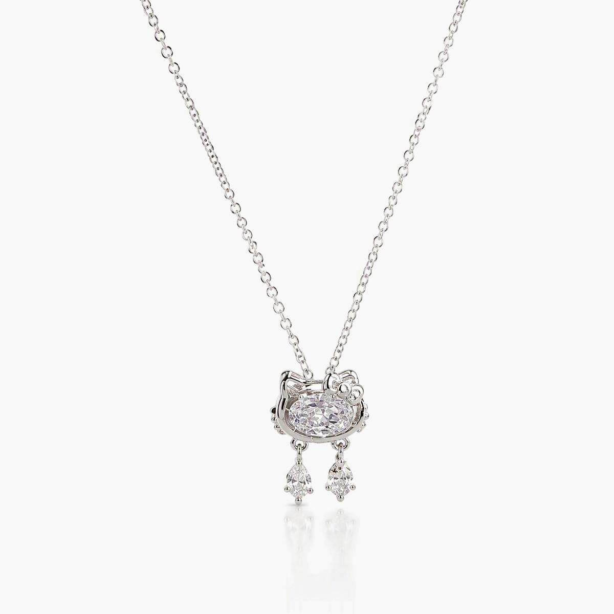 Cute Cat Charm Pendant Necklace