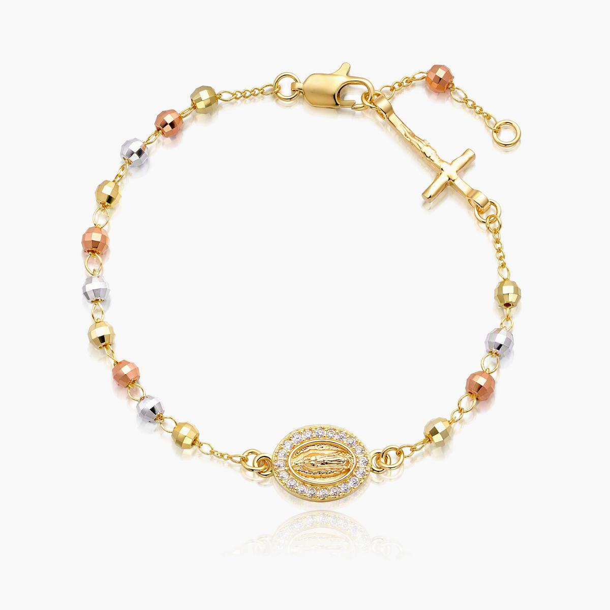 Dainty Oval Medal Bracelet
