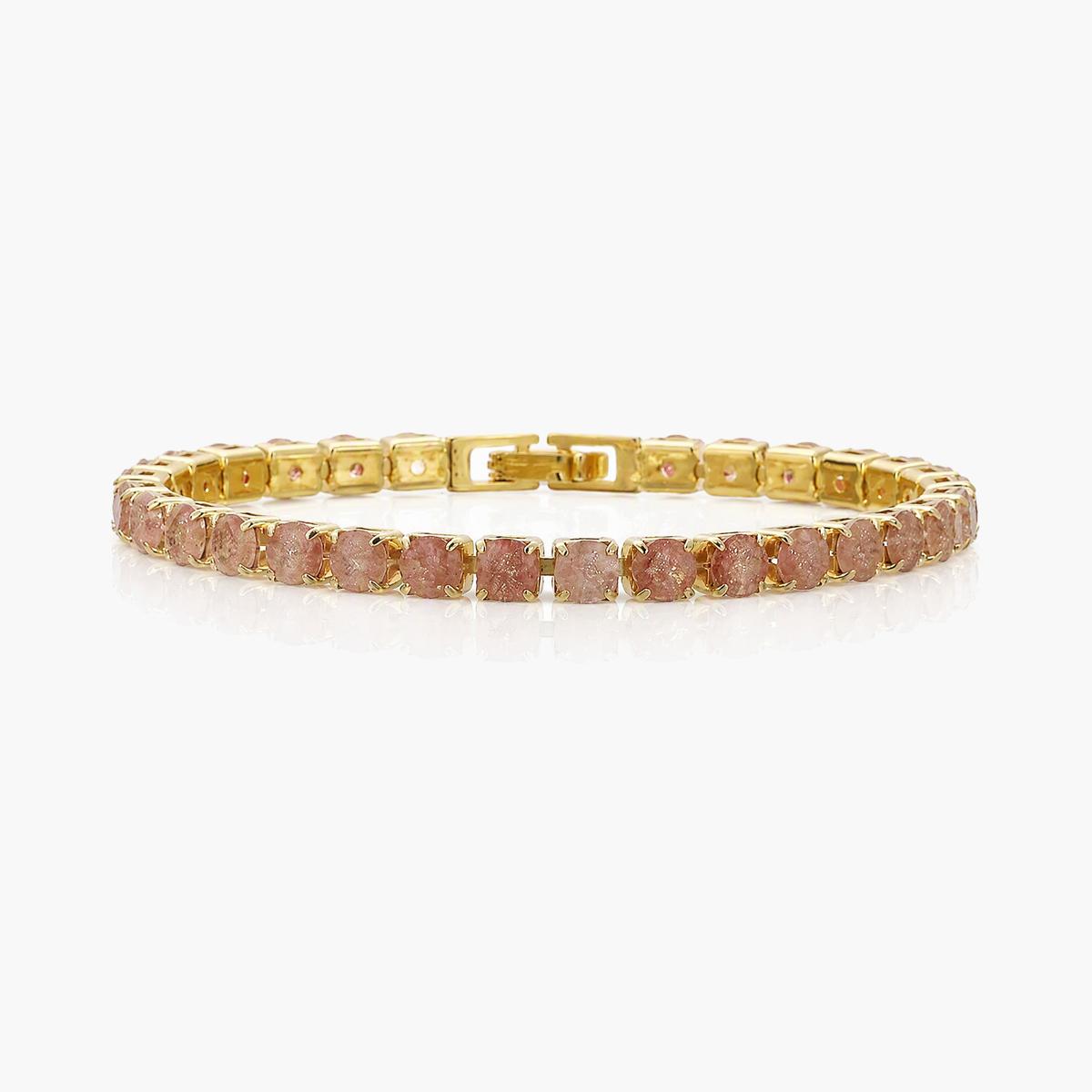 Square Stone Tennis Bracelet