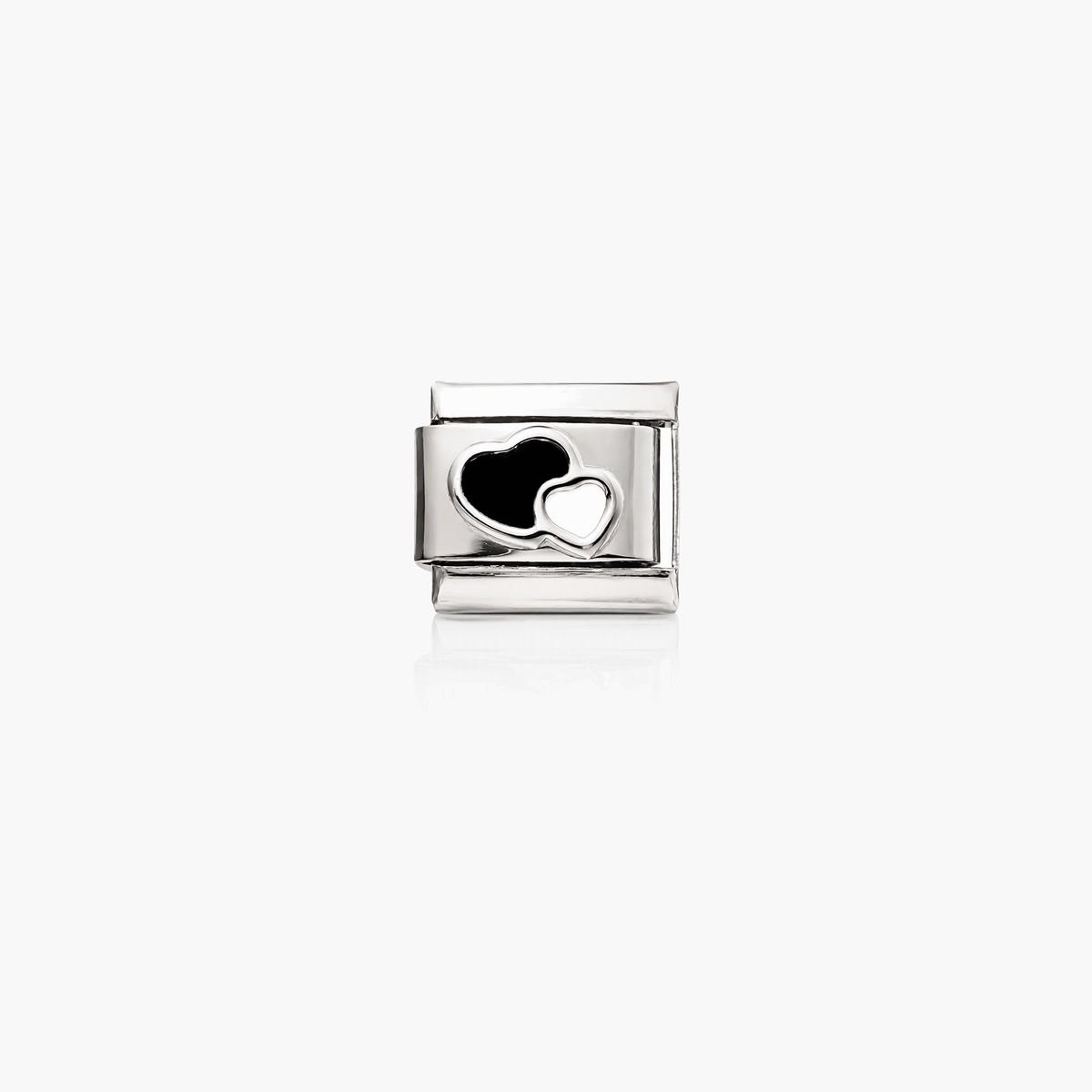 Cute Double Heart Charm