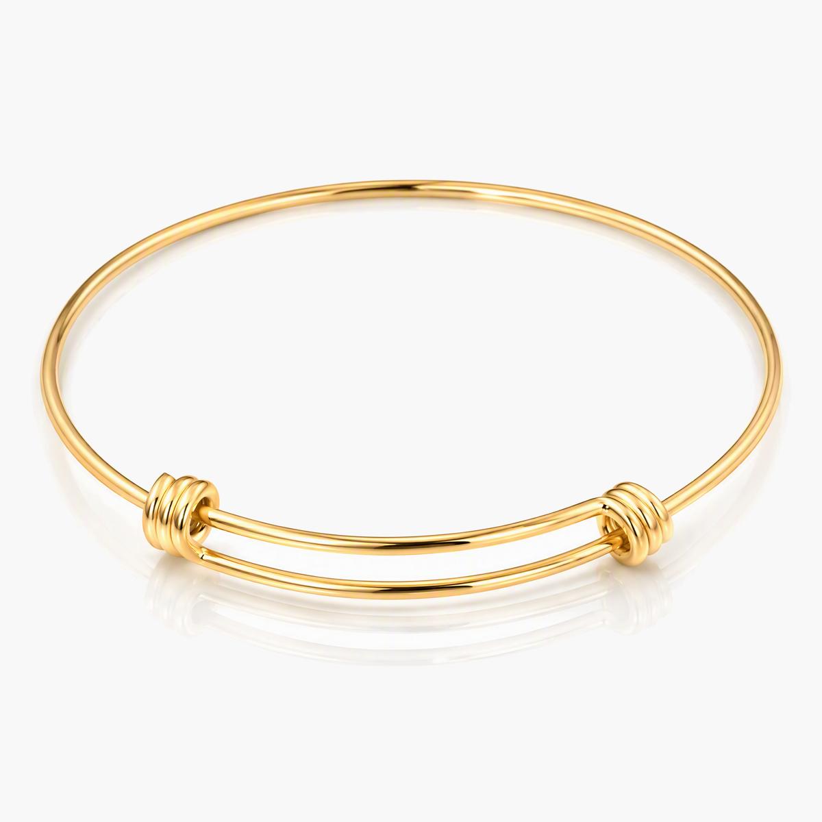 Wire Wrap Open Bangle