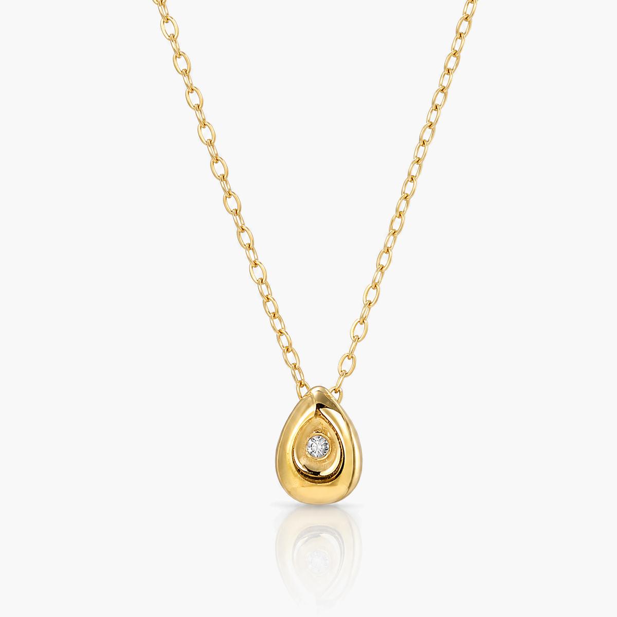 Dainty Teardrop Pendant Necklace