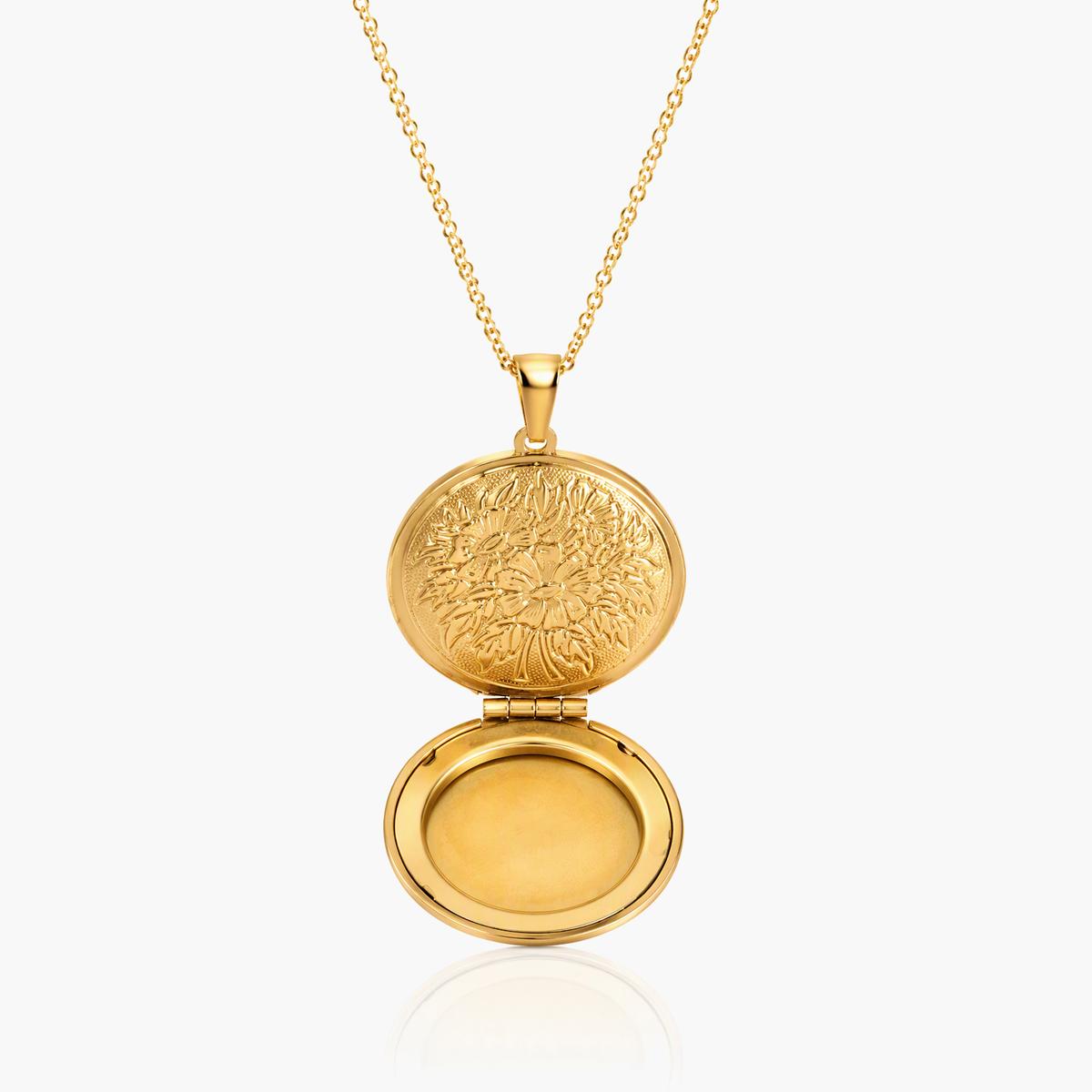 Heart Locket Pendant Necklace