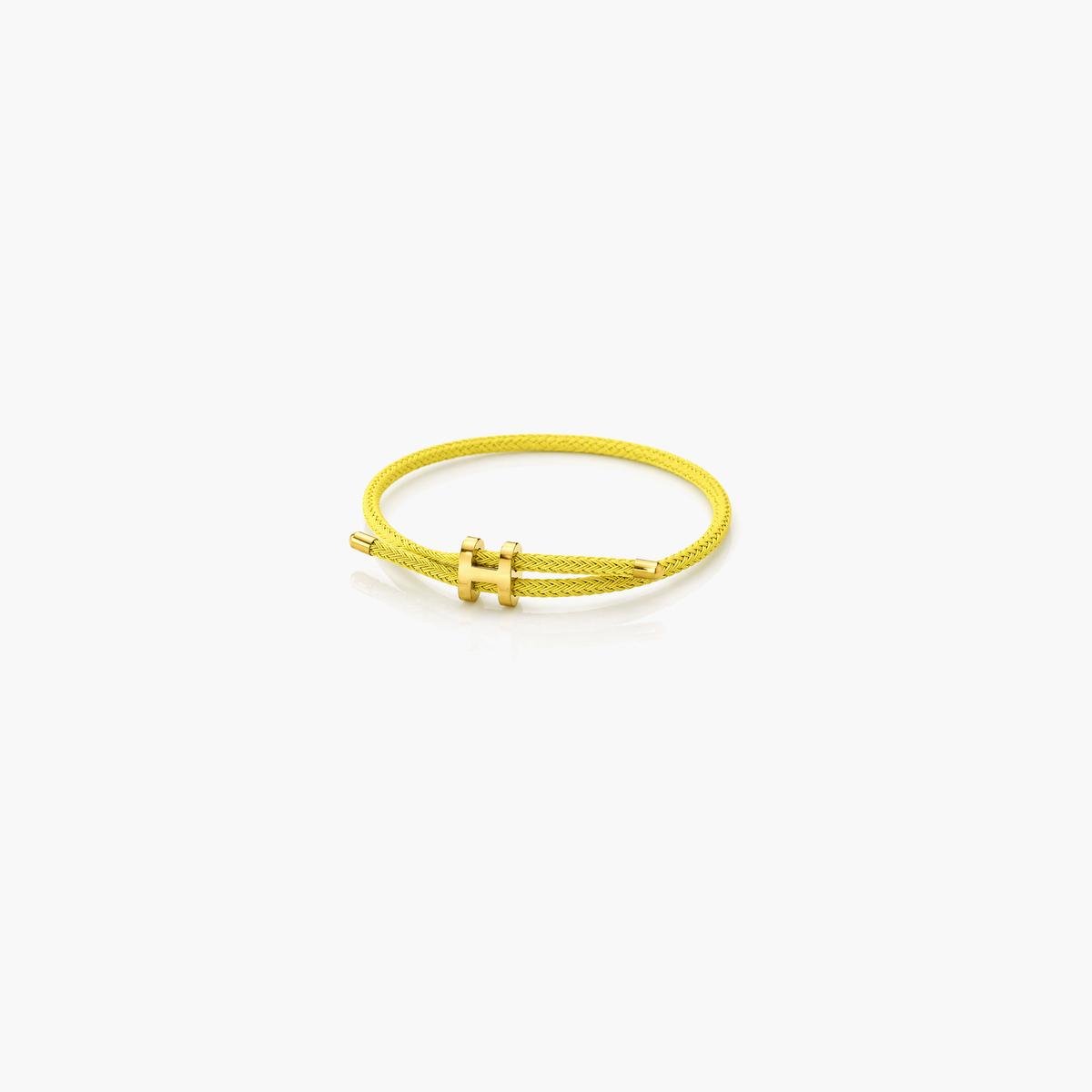 Dainty H-Buckle Braided Bracelet