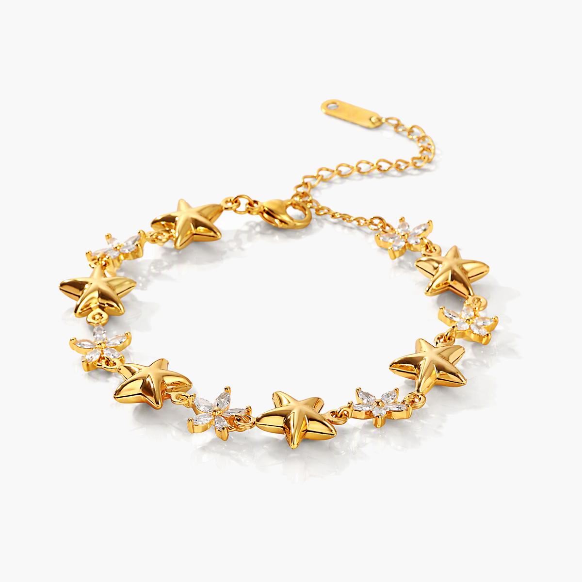 Trendy Star Charm Bracelet
