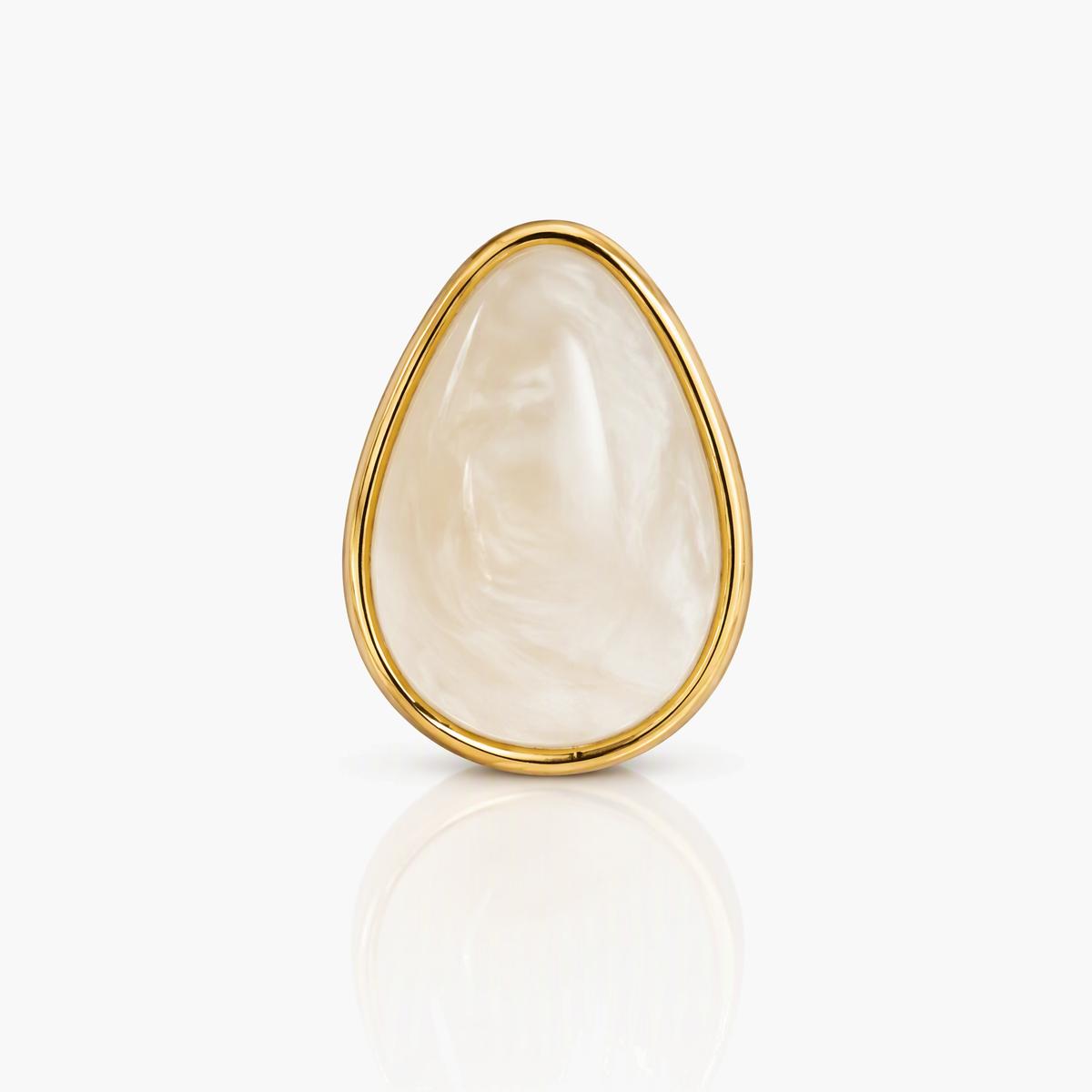 Dainty Oval Stud Earrings