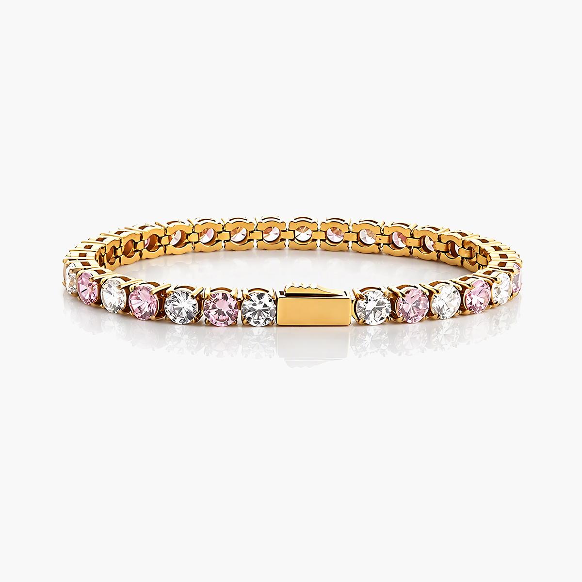 Elegant Alternating Stone Tennis Bracelet
