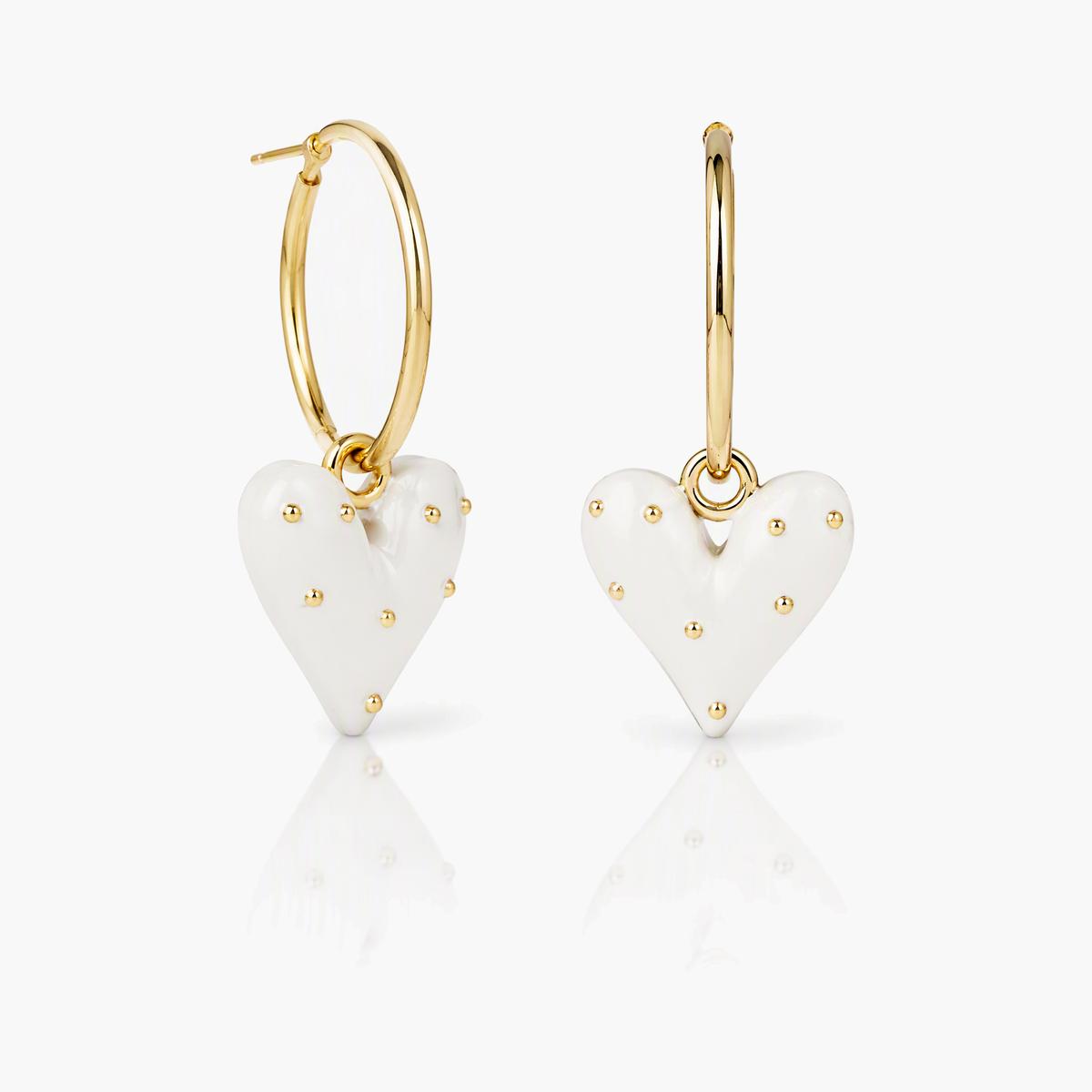 Cute Heart Drop Earrings