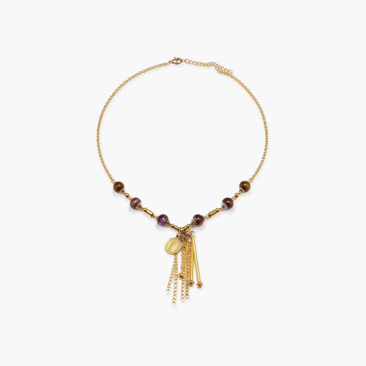 Boho Irregular Stone Chip Necklace