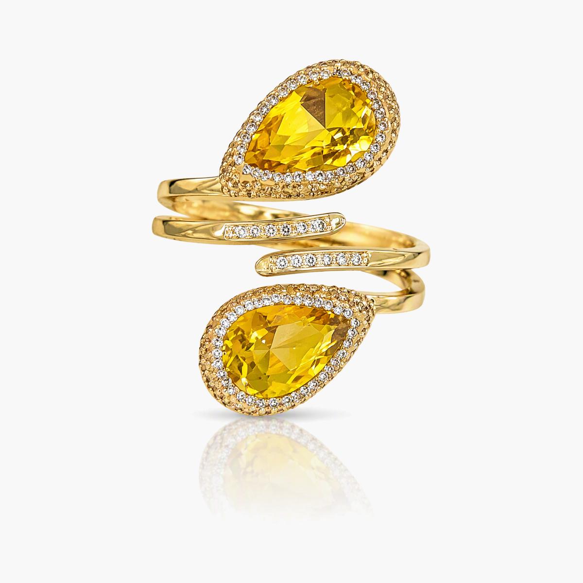 Elegant Teardrop Open Cuff Bracelet