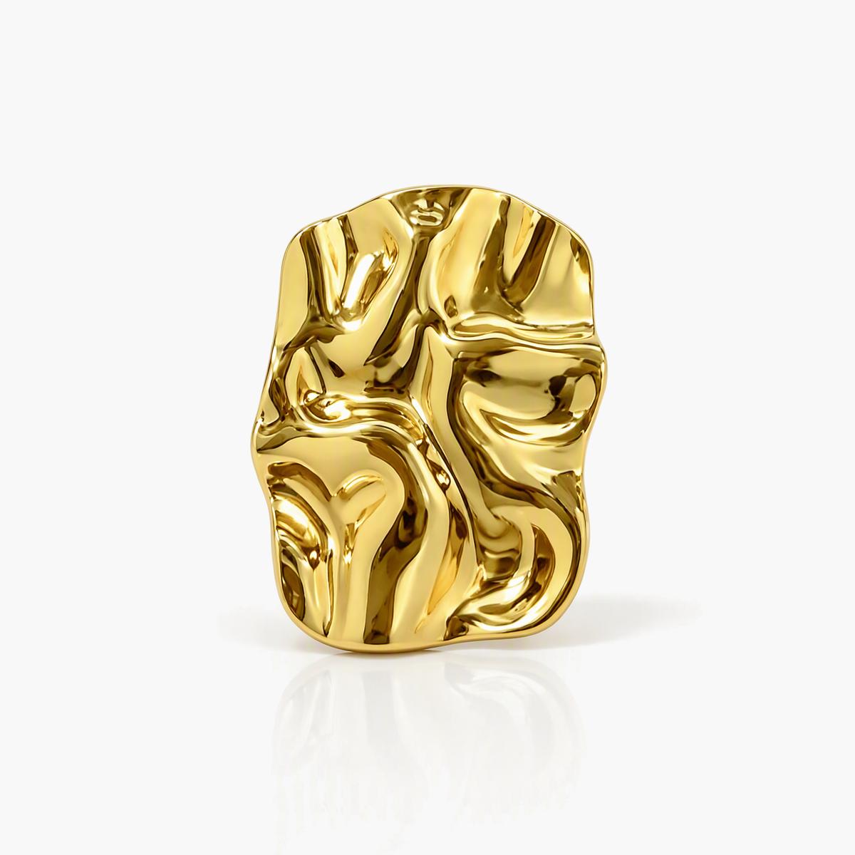 Irregular Wavy Stud Earrings