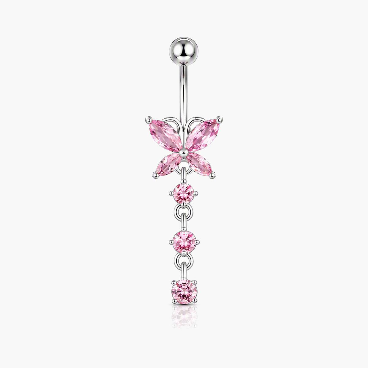 Cute Butterfly Belly Ring