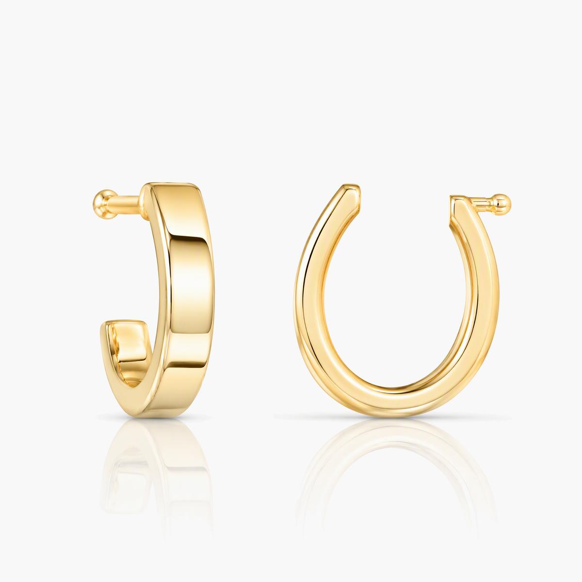 Minimalist Bar Hoop Earrings