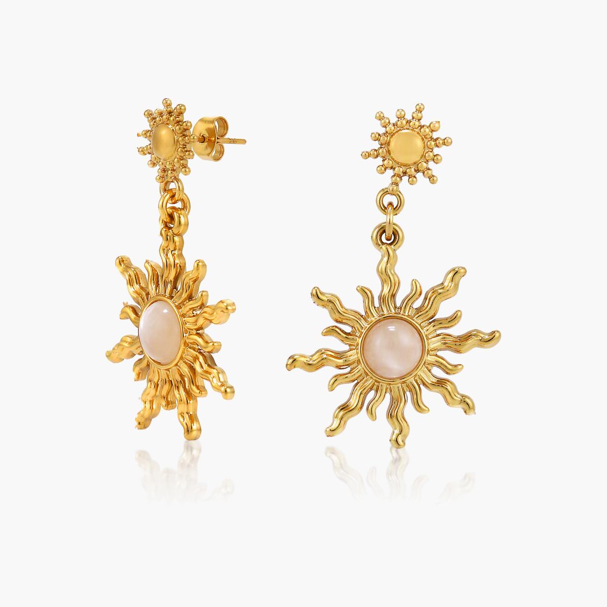 Boho Sun Drop Earrings