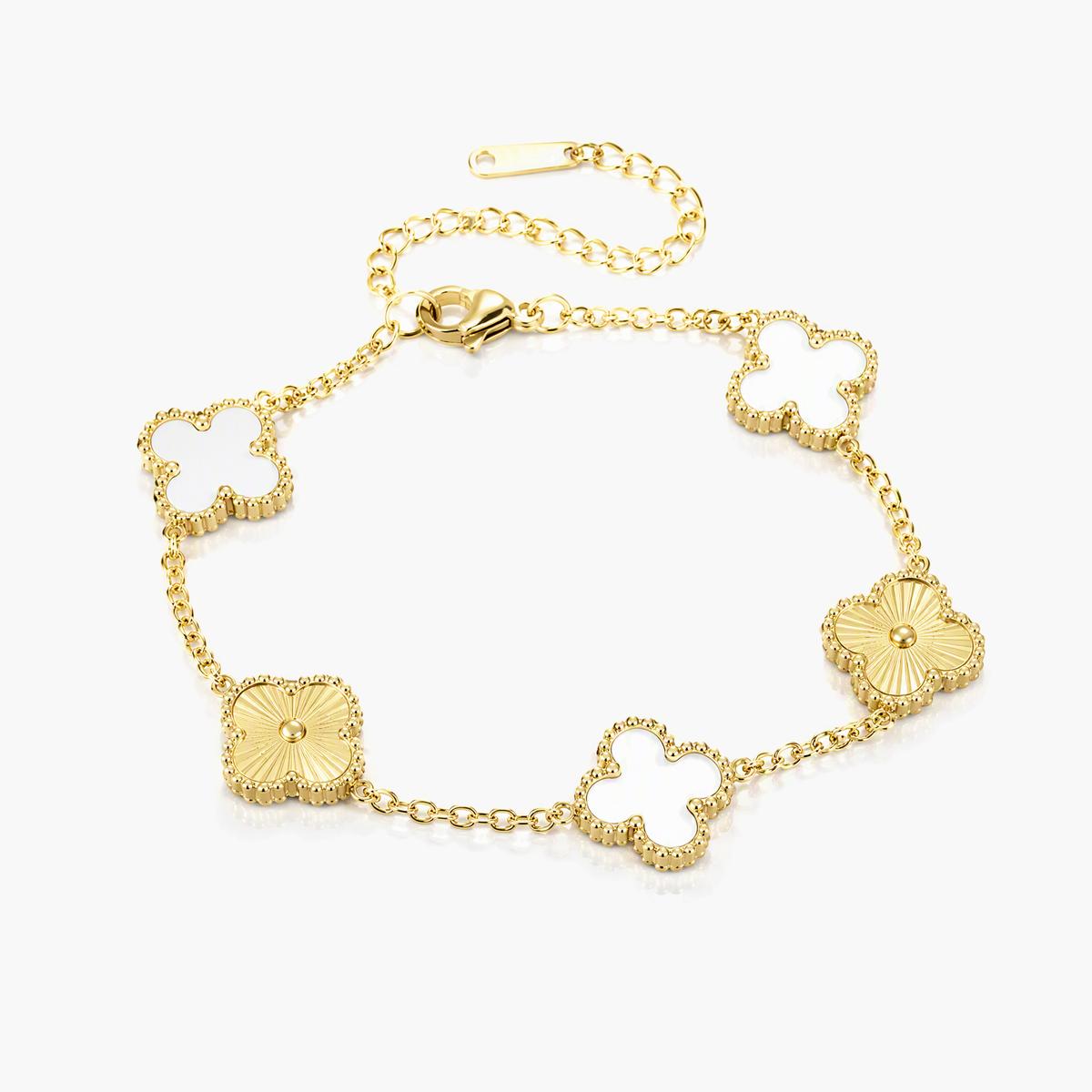 Four-Leaf Clover Bracelet