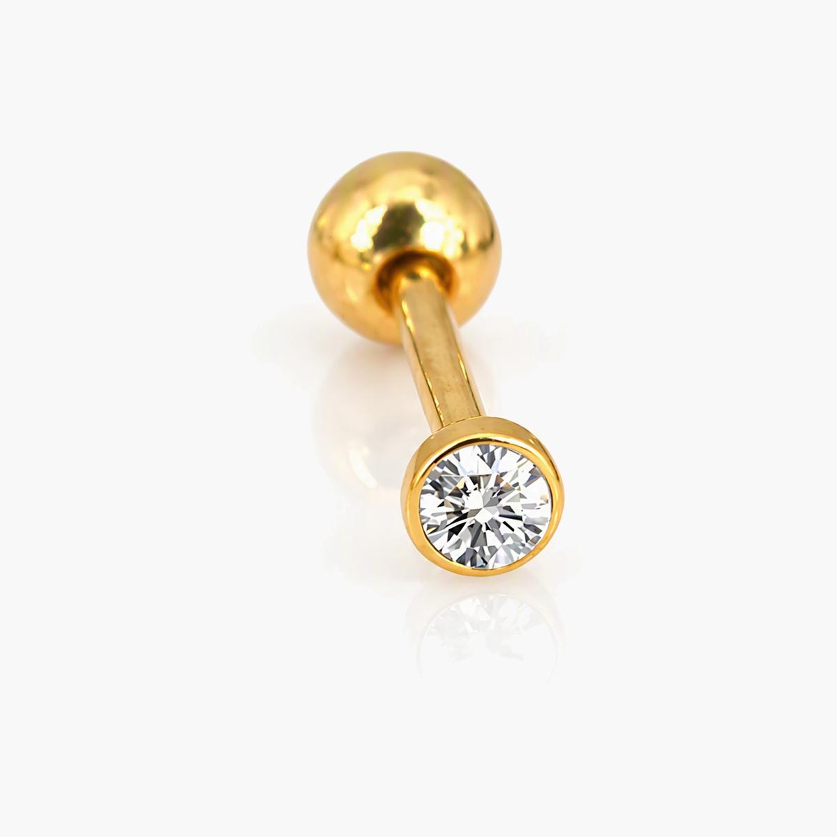 Dainty Single Stone Labret