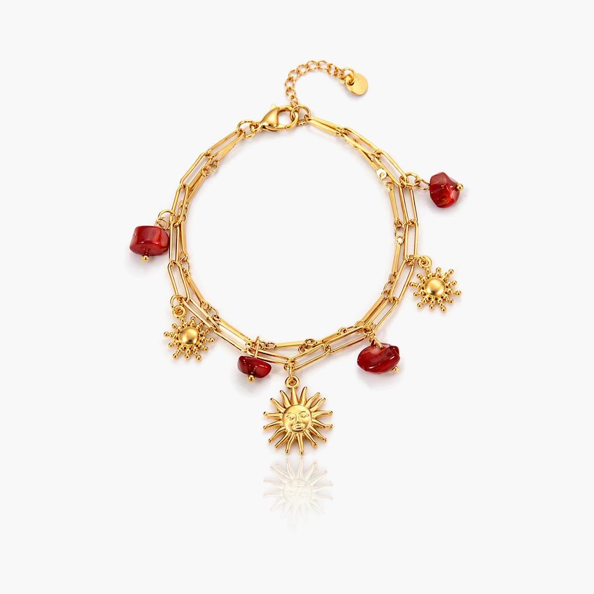 Trendy Sun Charm Bracelet