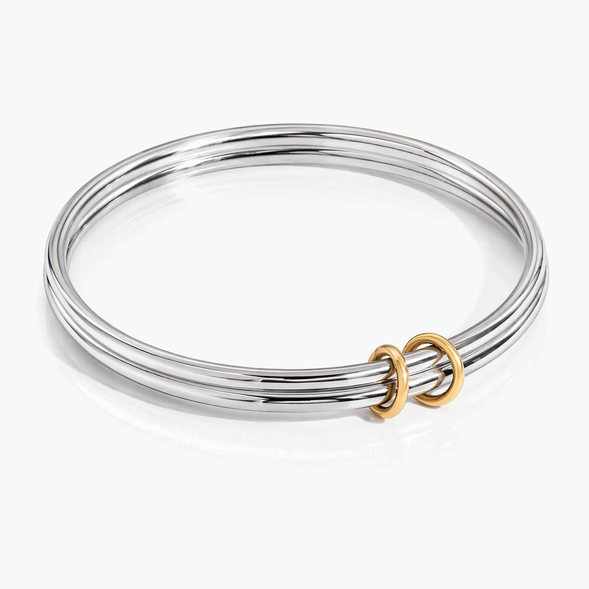 Trendy Interlocking Rings Bracelet