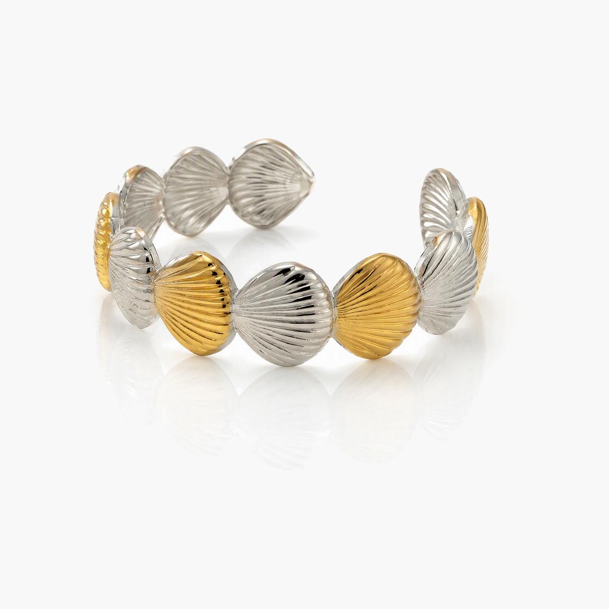 Cute Seashell Starfish Heart Ring