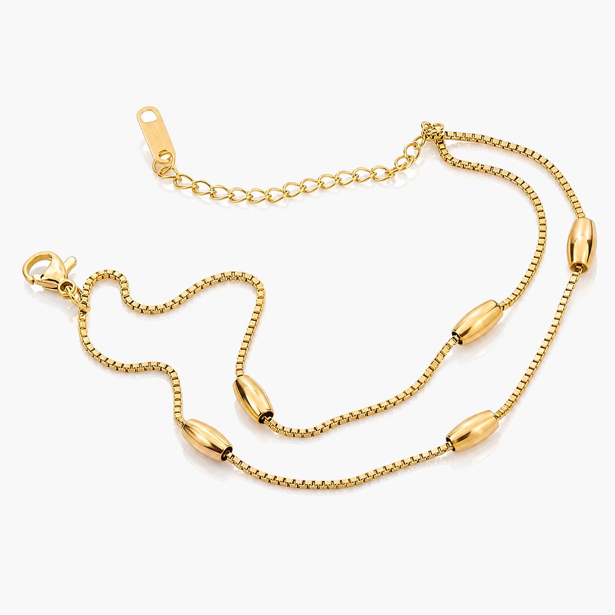 Dainty Rice Bead Bracelet