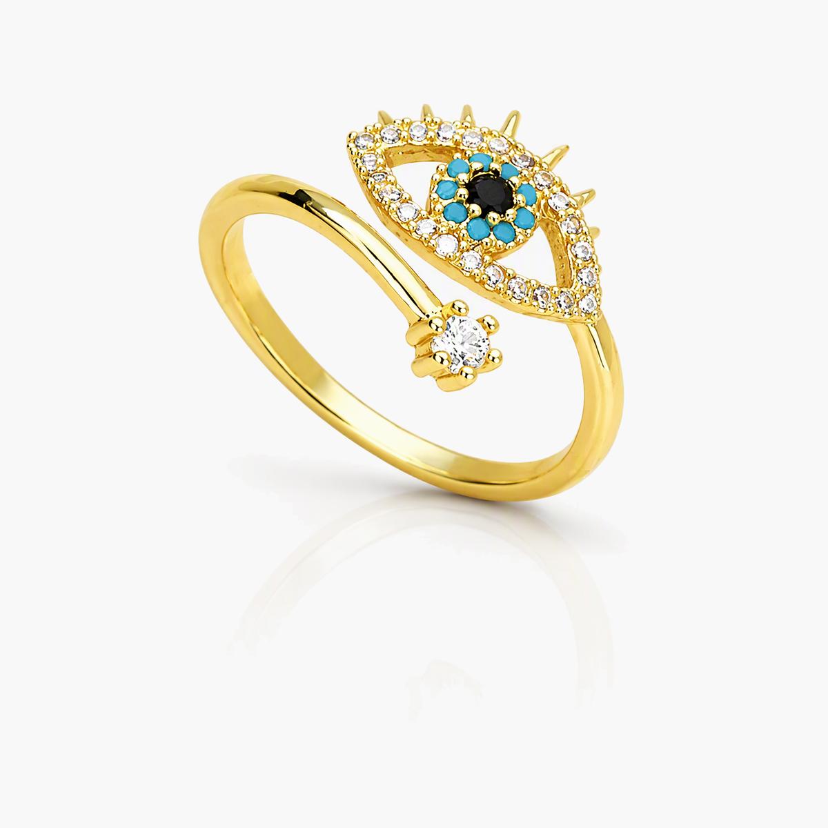 Trendy Evil Eye Ring