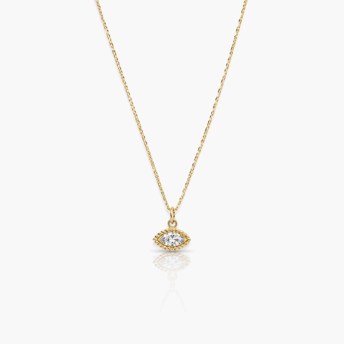 Dainty Evil Eye Pendant Necklace