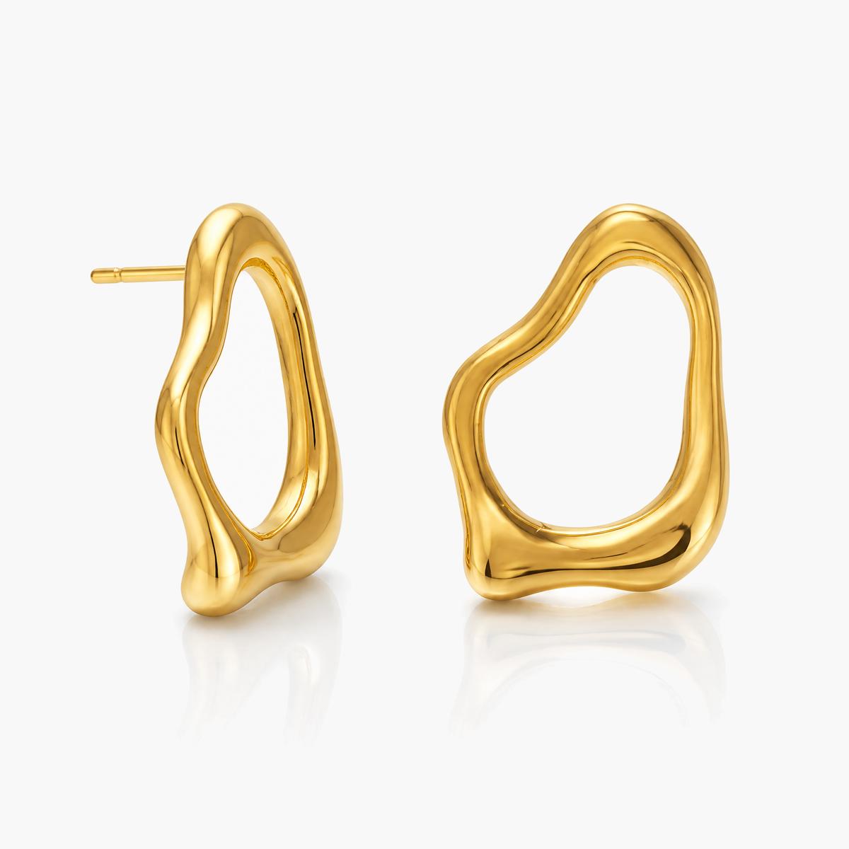 Trendy Irregular Hoop Earrings