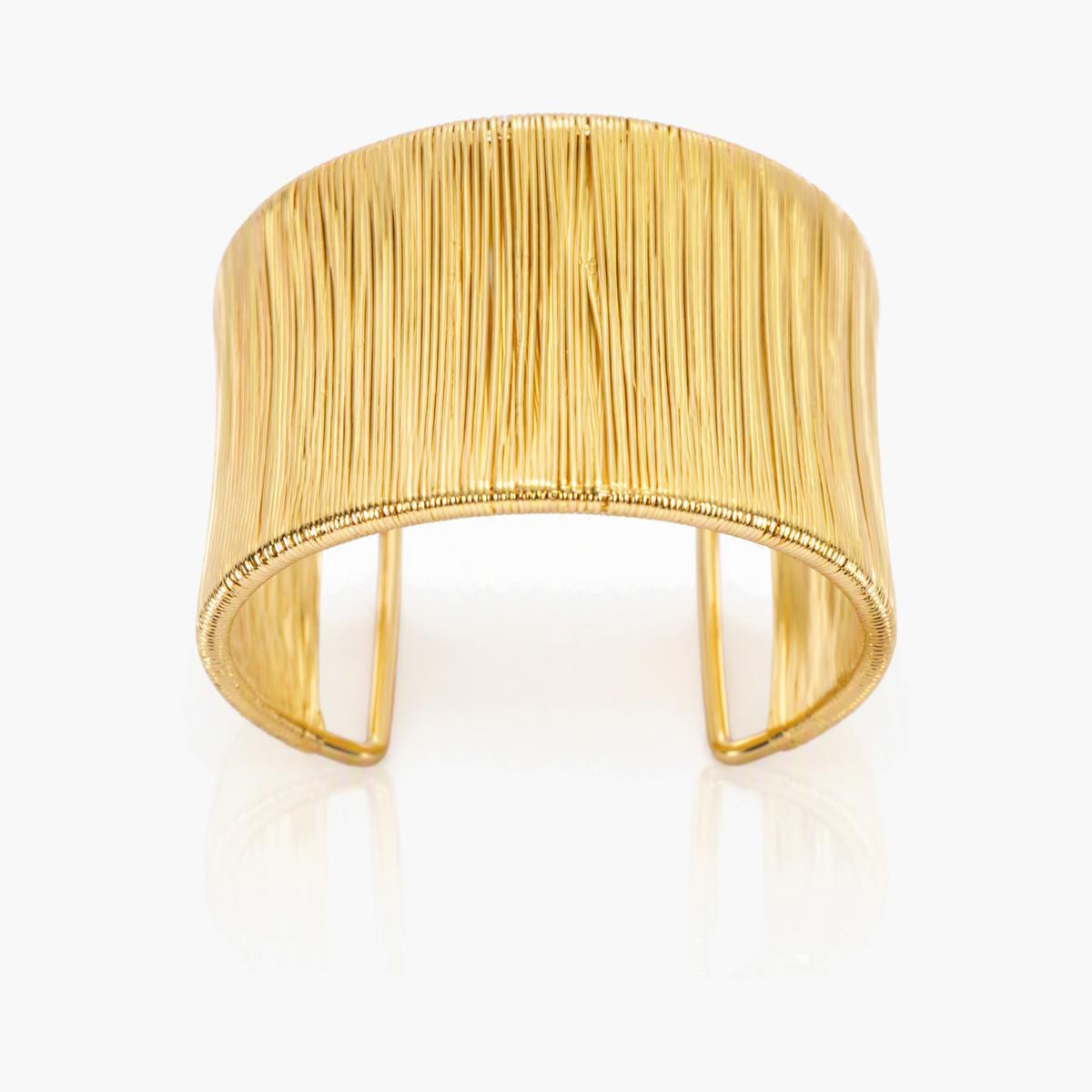 Trendy Organic Molten Cuff Bracelet