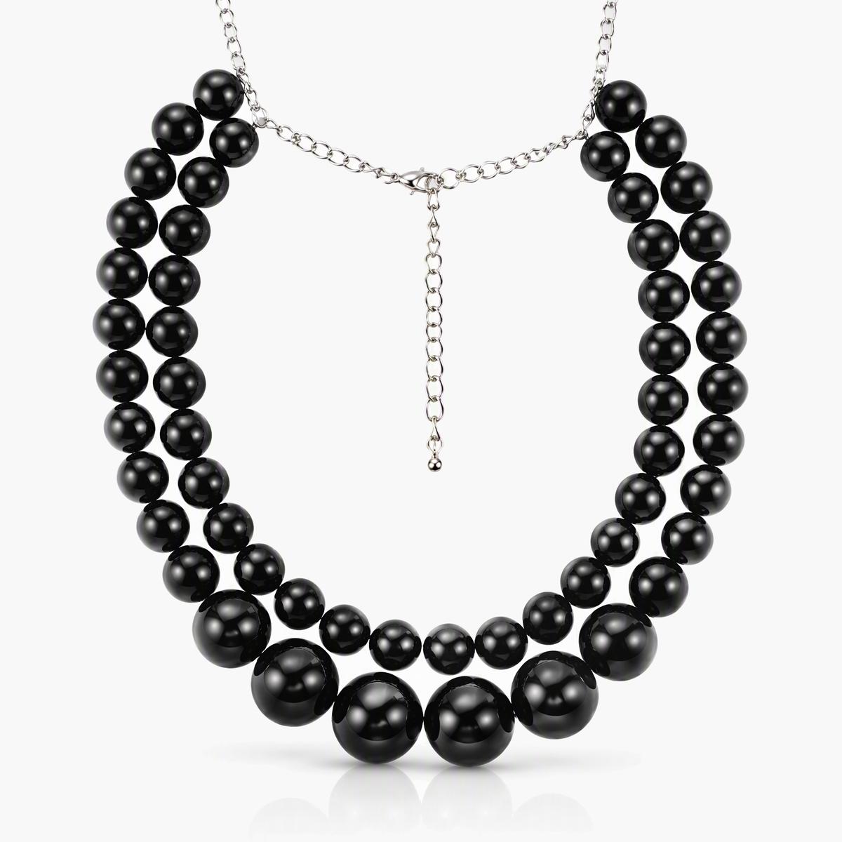 Chunky Graduated Bead Necklace
