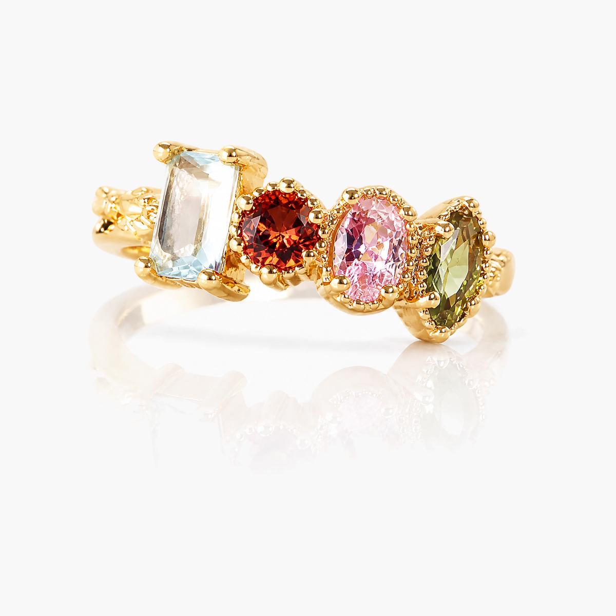 Elegant Multi-Stone Ring