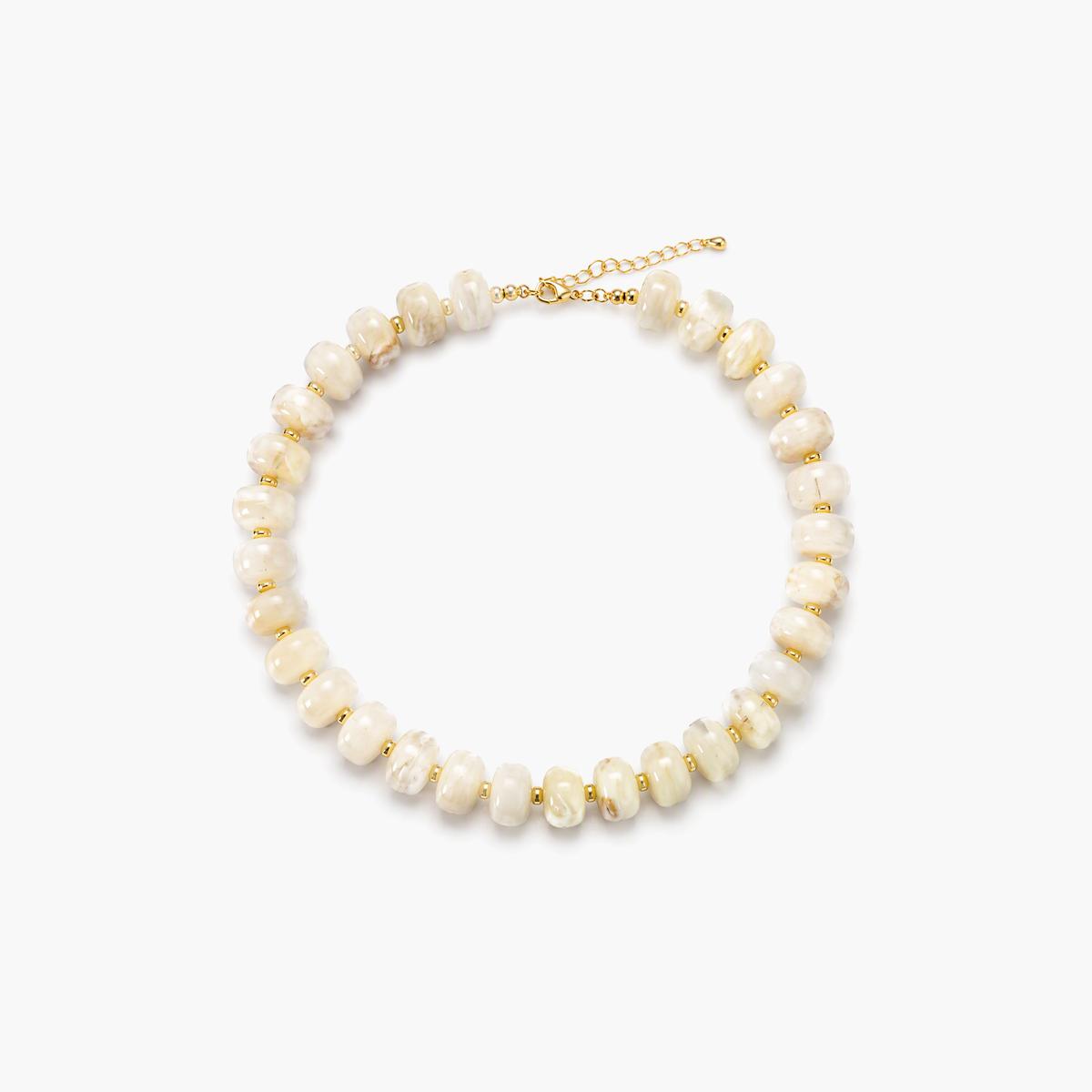 Dainty Beaded Chain Necklace
